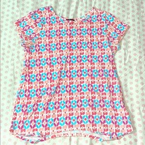 Jordache Abstract Design Short-sleeve Top